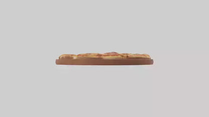 3D model Meat lovers pizza model VR / AR / low-poly