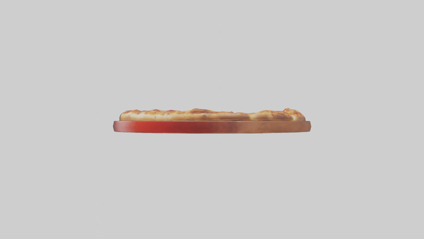 3D model Meat lovers pizza model VR / AR / low-poly