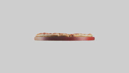 3D model Meat lovers pizza model VR / AR / low-poly