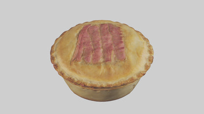3D model Meat pie model VR / AR / low-poly