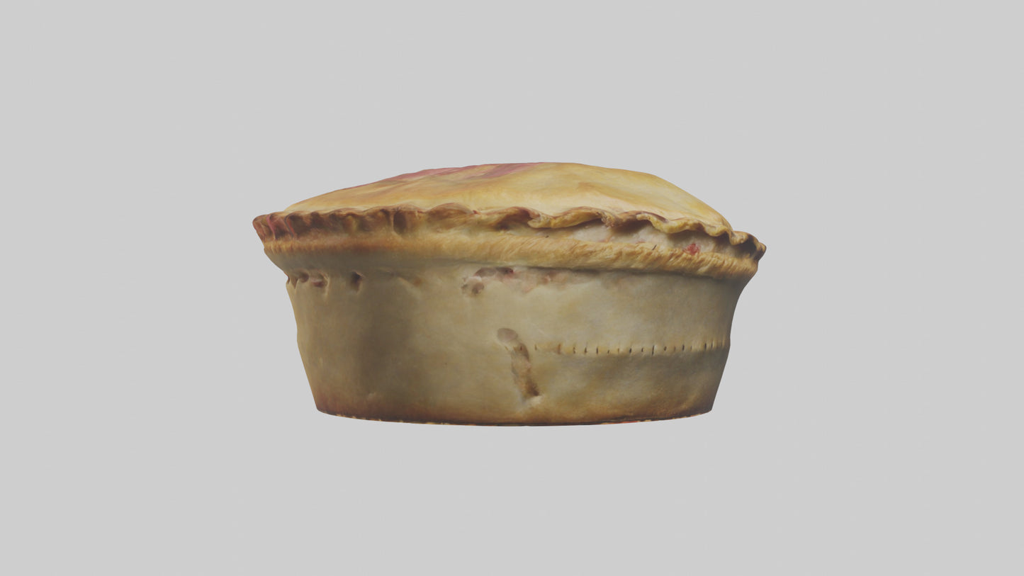 3D model Meat pie model VR / AR / low-poly