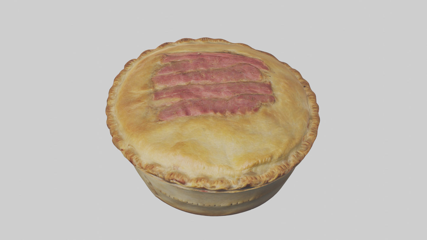 3D model Meat pie model VR / AR / low-poly