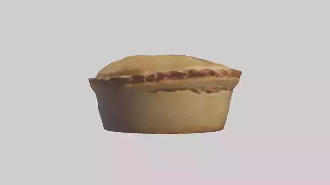 3D model Meat pie model VR / AR / low-poly