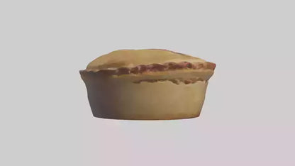 3D model Meat pie model VR / AR / low-poly