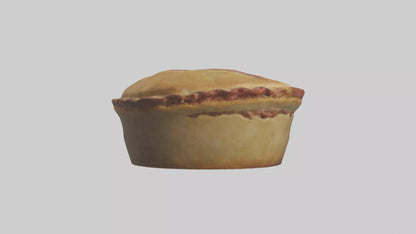 3D model Meat pie model VR / AR / low-poly