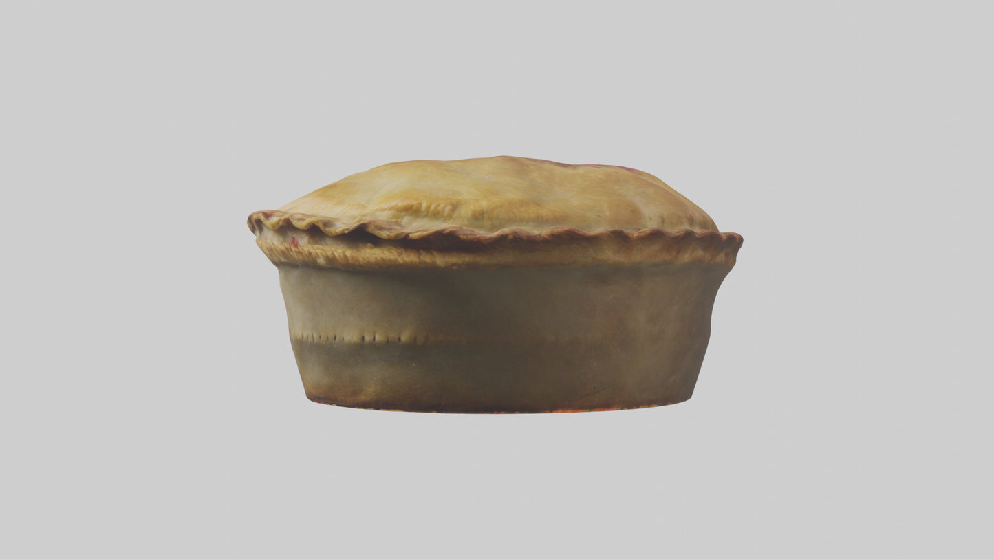 3D model Meat pie model VR / AR / low-poly