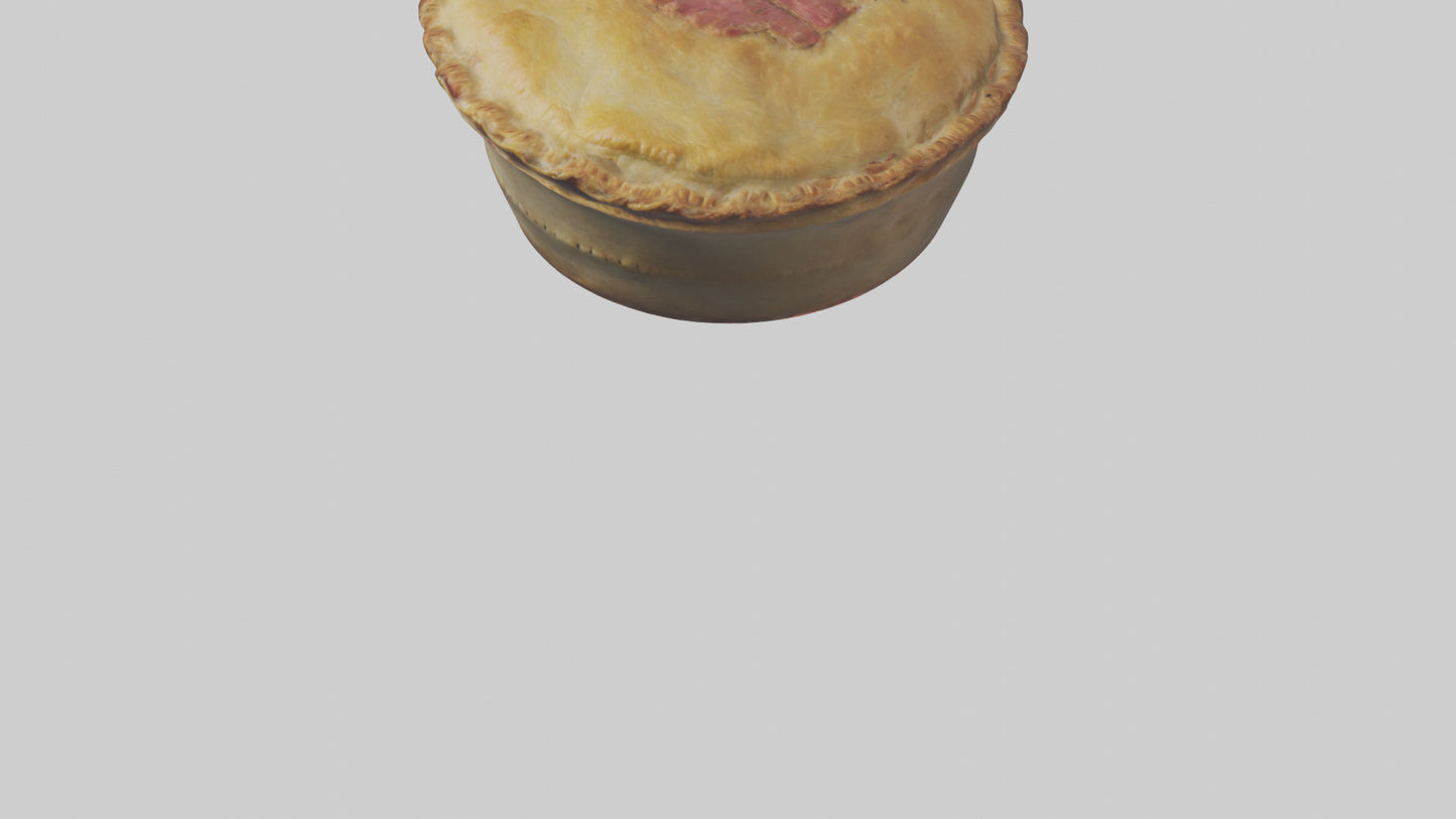 3D model Meat pie model VR / AR / low-poly