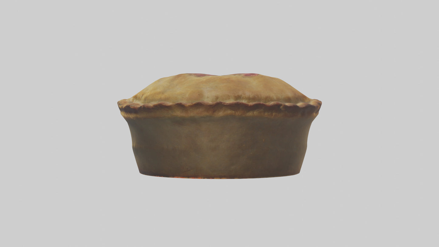 3D model Meat pie model VR / AR / low-poly