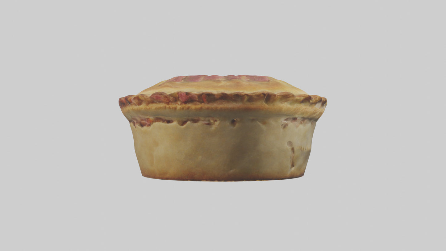 3D model Meat pie model VR / AR / low-poly