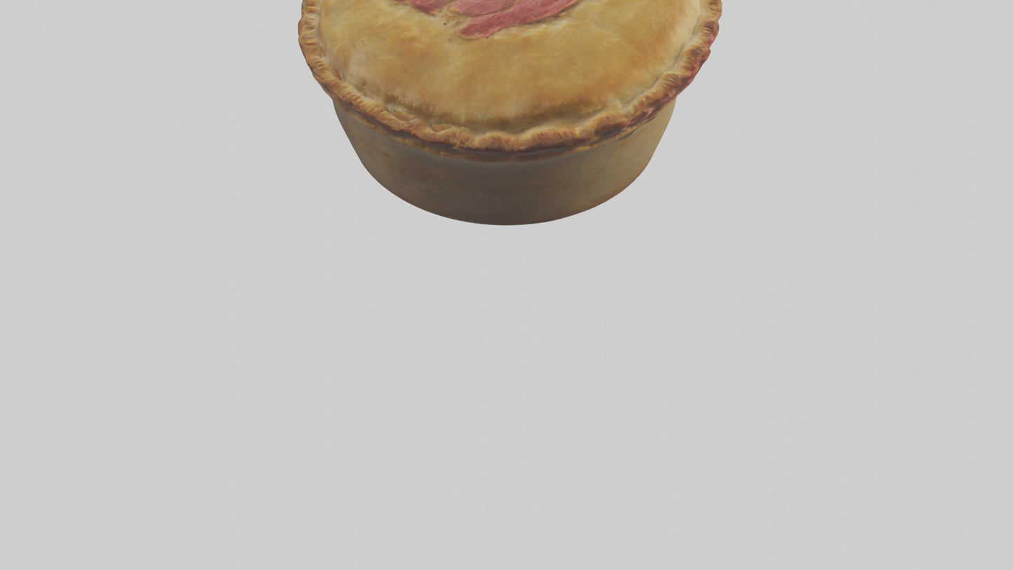 3D model Meat pie model VR / AR / low-poly
