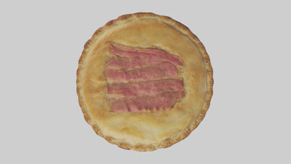 3D model Meat pie model VR / AR / low-poly