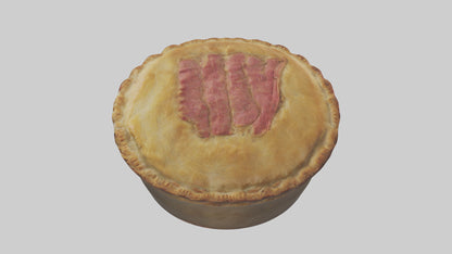 3D model Meat pie model VR / AR / low-poly
