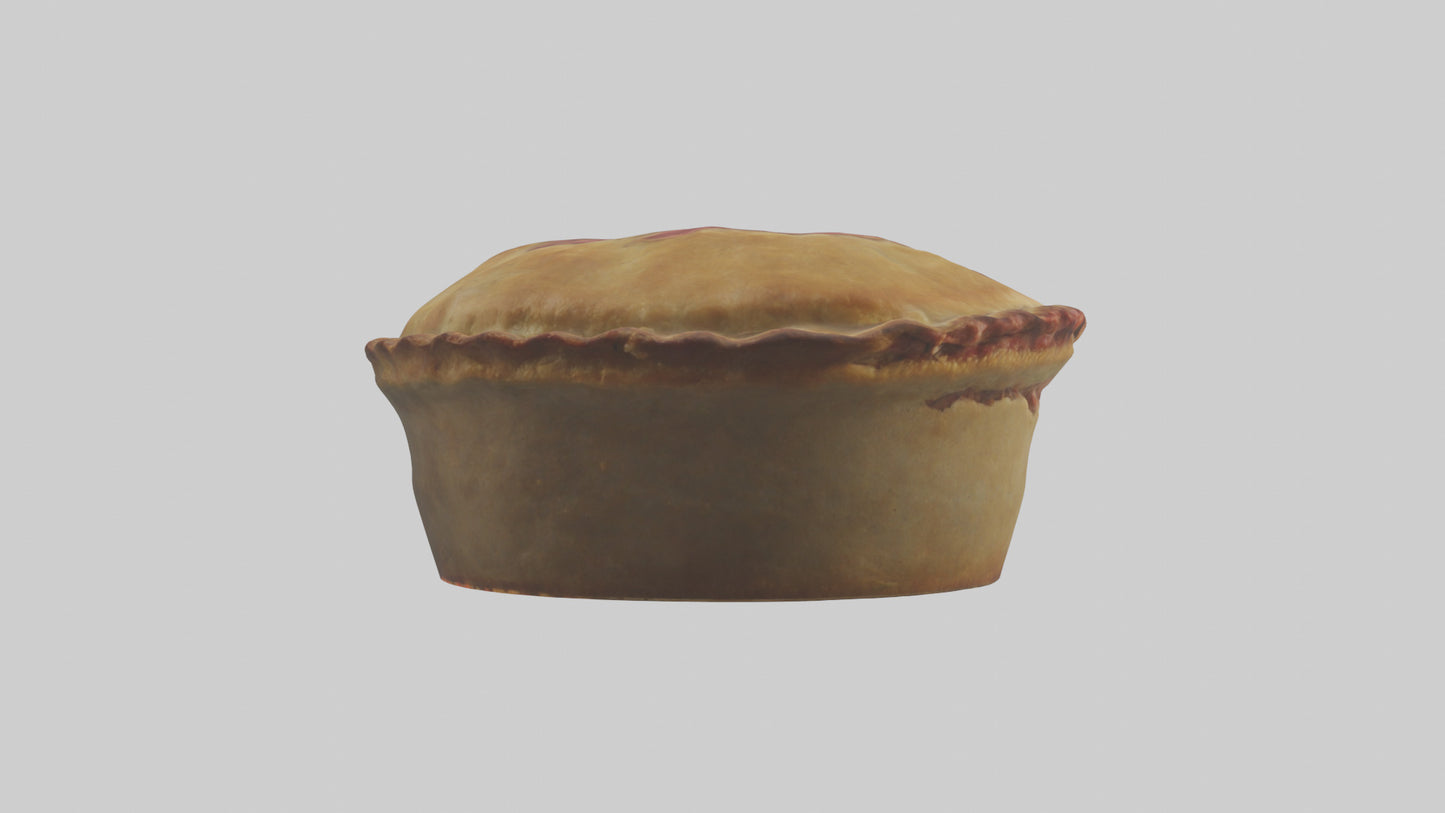 3D model Meat pie model VR / AR / low-poly