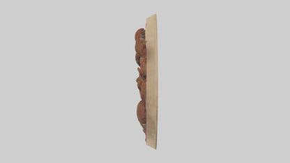 3D model Meatball platter model VR / AR / low-poly