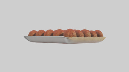 3D model Meatballs Pack model VR / AR / low-poly