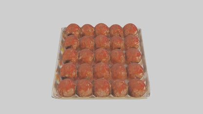 3D model Meatballs Pack model VR / AR / low-poly