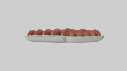 3D model Meatballs Pack model VR / AR / low-poly