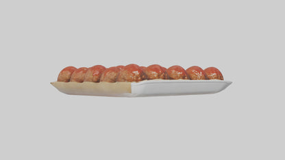 3D model Meatballs Pack model VR / AR / low-poly