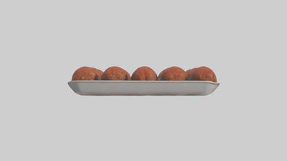 3D model Meatballs Pack model VR / AR / low-poly