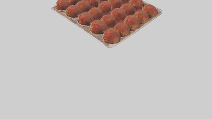 3D model Meatballs Pack model VR / AR / low-poly