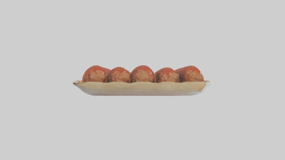 3D model Meatballs Pack model VR / AR / low-poly