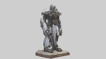 3D model Mechanical Giant statue model VR / AR / low-poly