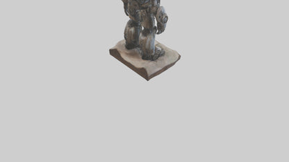 3D model Mechanical Giant statue model VR / AR / low-poly