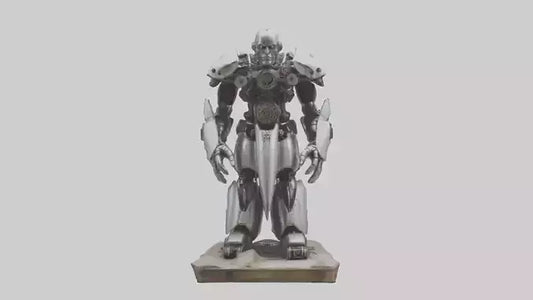 3D model Mechanical Giant statue model VR / AR / low-poly