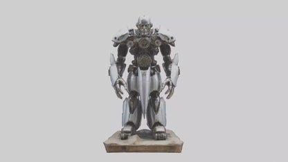3D model Mechanical Giant statue model VR / AR / low-poly