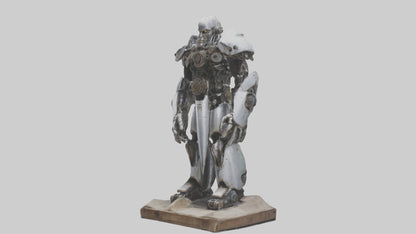3D model Mechanical Giant statue model VR / AR / low-poly