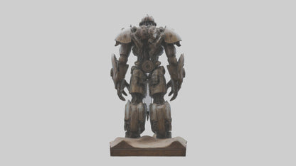 3D model Mechanical Giant statue model VR / AR / low-poly