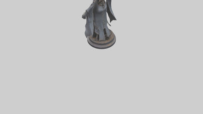 3D model Mechanical Witch statue model VR / AR / low-poly