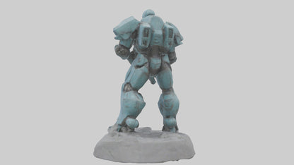 3D model MechSoldier statue model VR / AR / low-poly