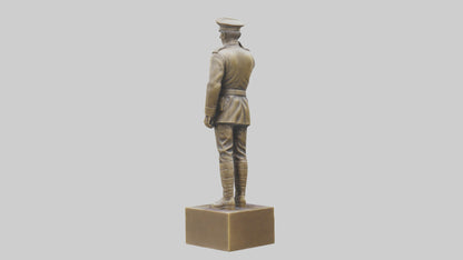 3D model MedalWinning Soldier Tribute Sculpture model VR / AR / low-poly