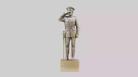3D model MedalWinning Soldier Tribute Sculpture model VR / AR / low-poly