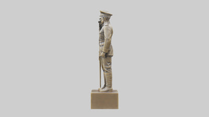 3D model MedalWinning Soldier Tribute Sculpture model VR / AR / low-poly