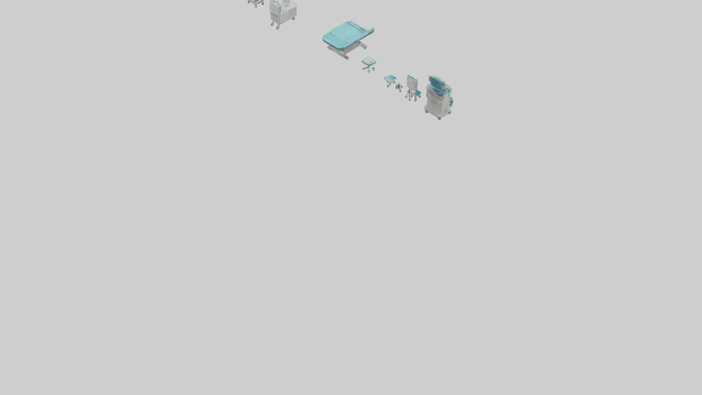 3D model Medical Room VR / AR / low-poly