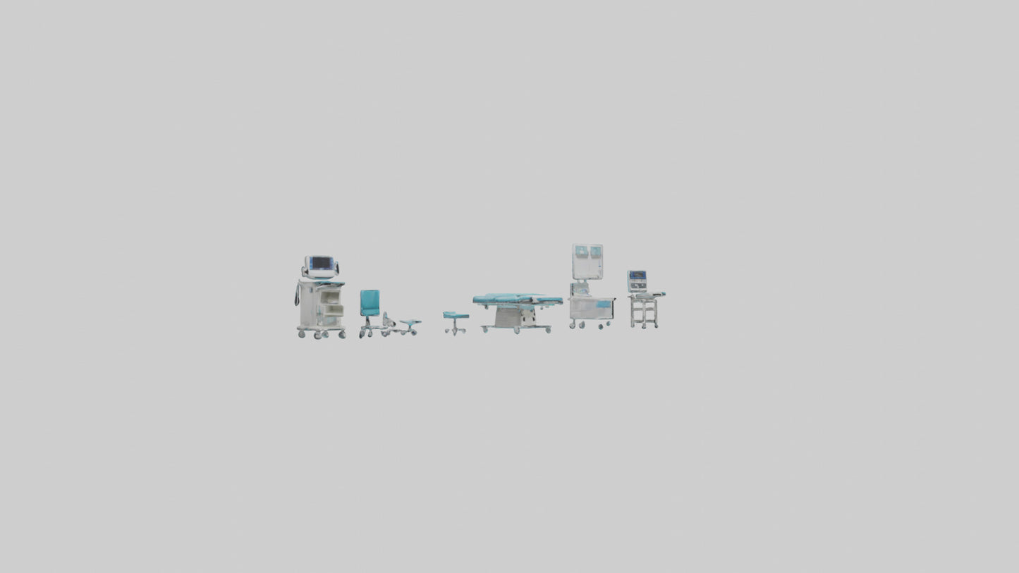 3D model Medical Room VR / AR / low-poly