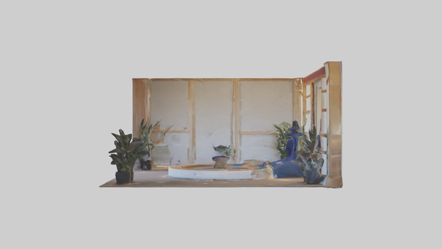 3D model Meditation Studio VR / AR / low-poly