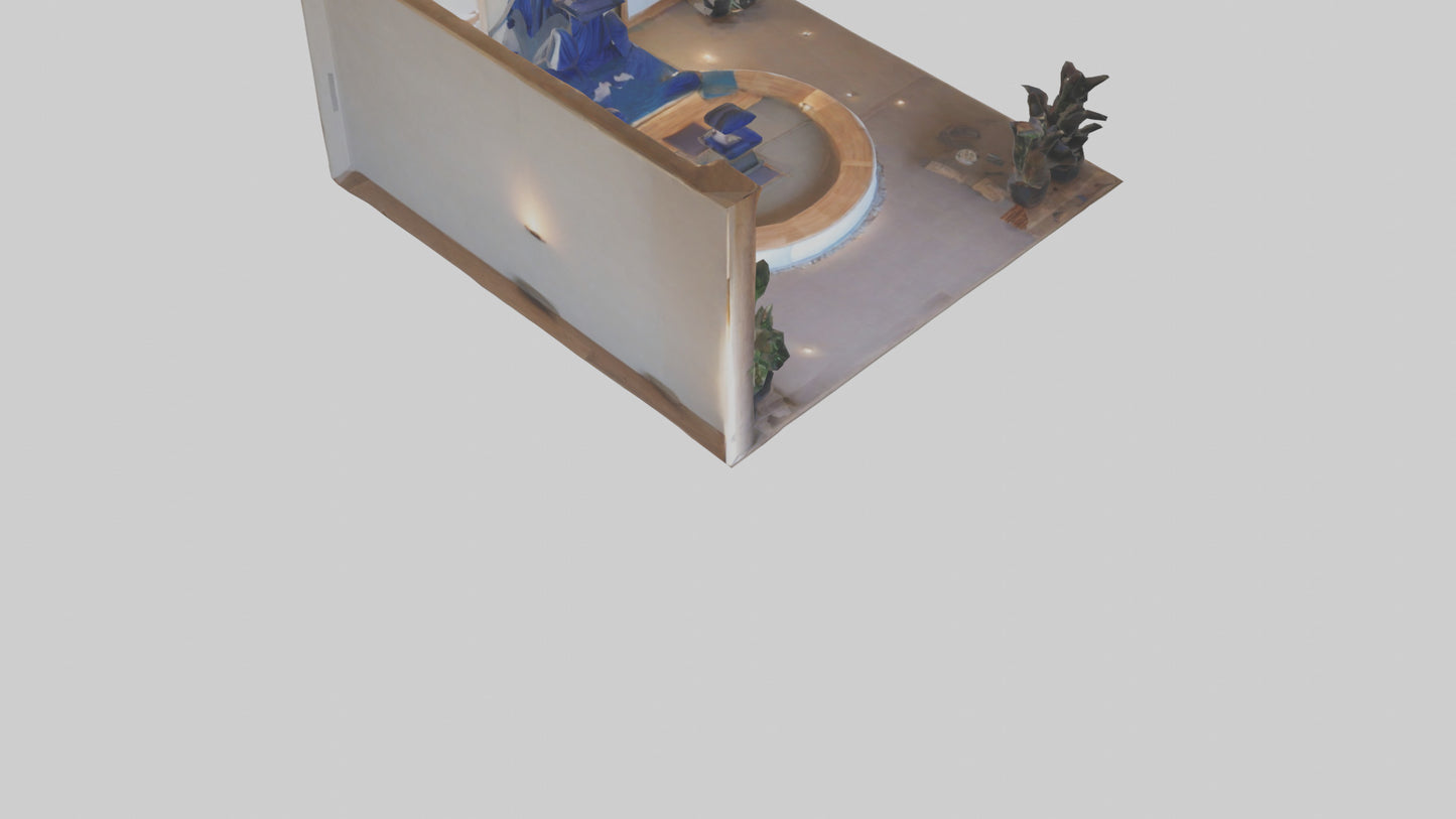 3D model Meditation Studio VR / AR / low-poly