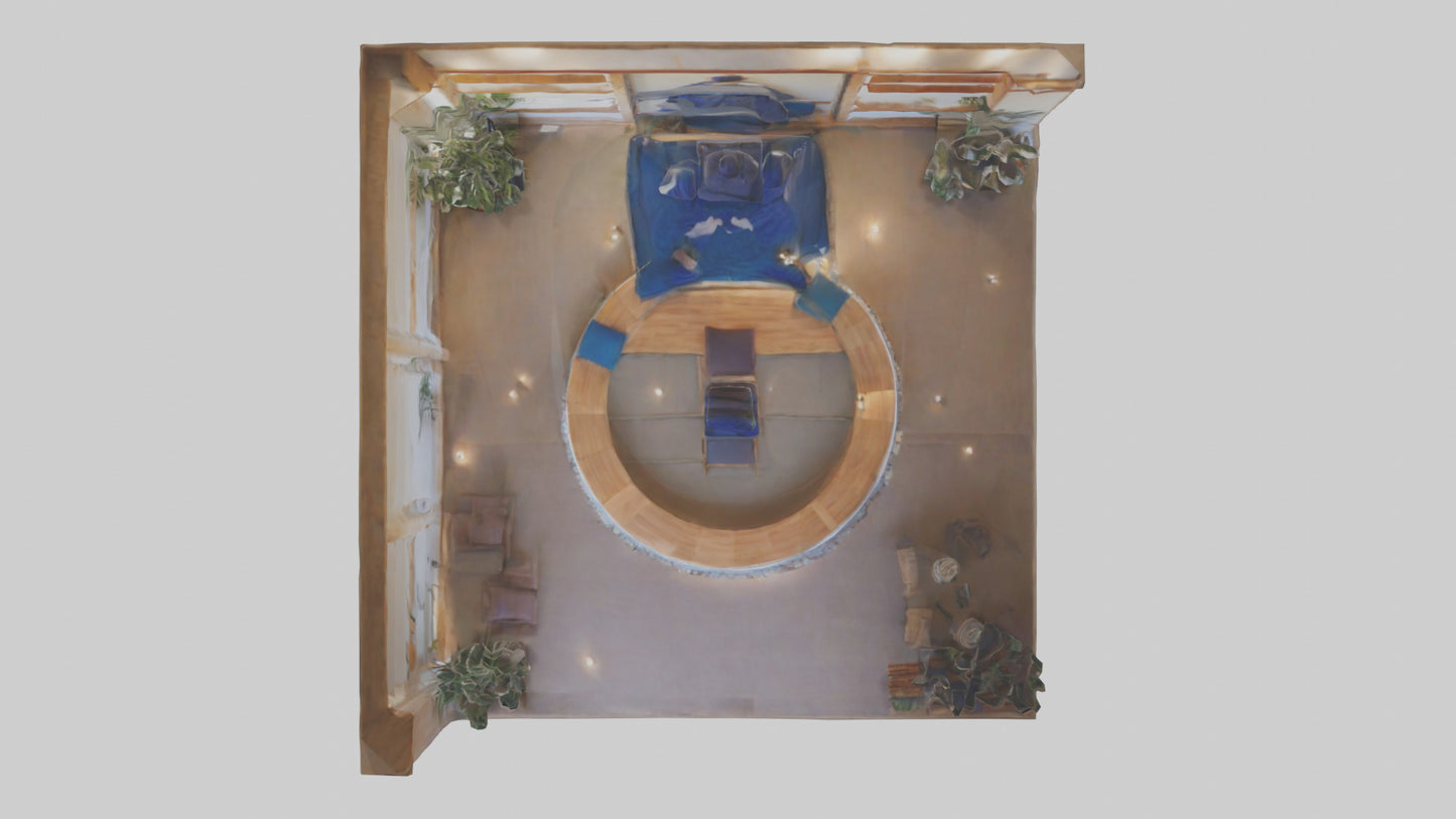 3D model Meditation Studio VR / AR / low-poly