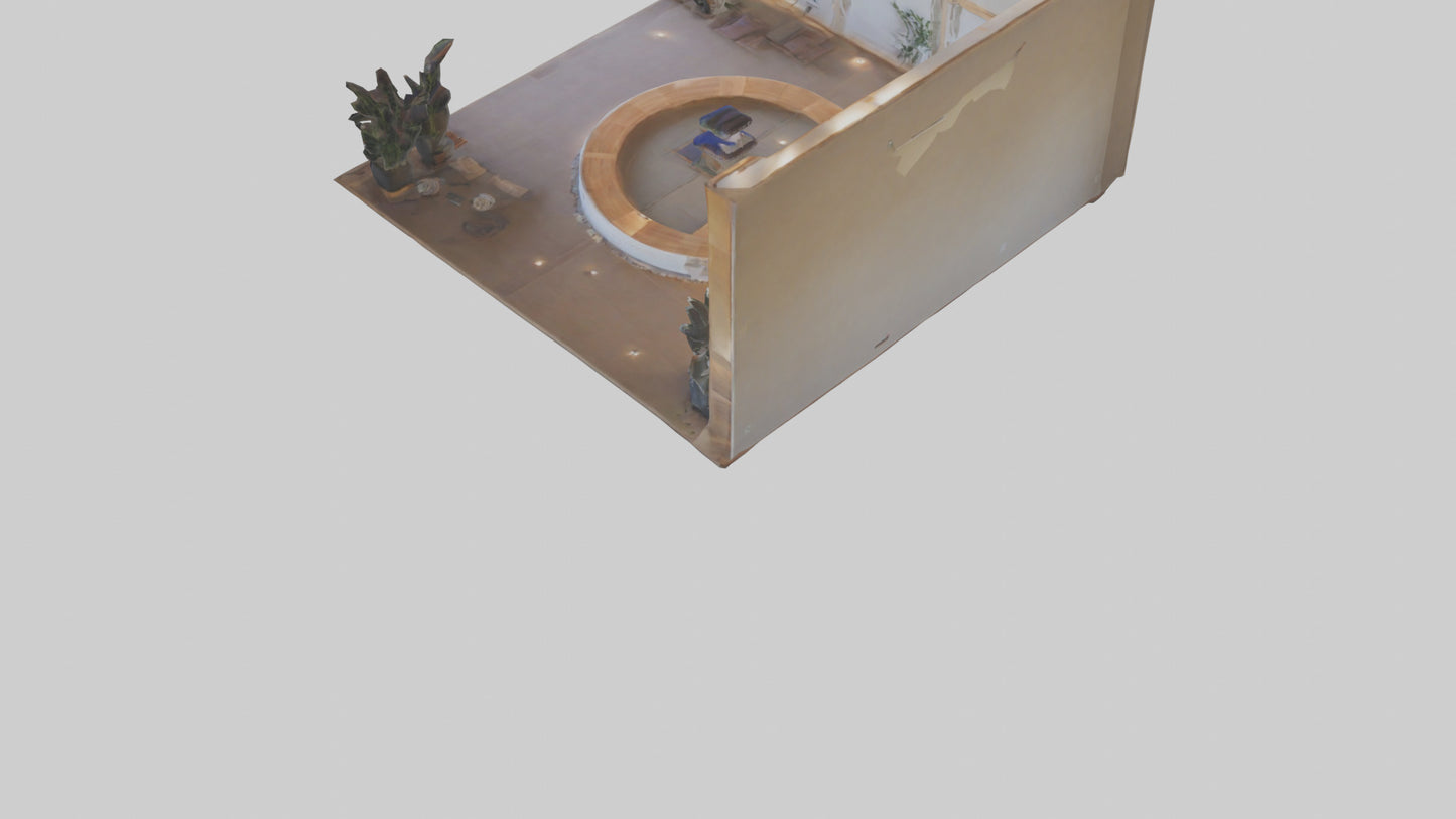 3D model Meditation Studio VR / AR / low-poly