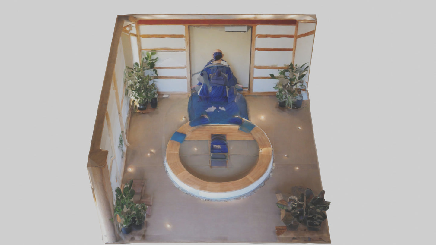 3D model Meditation Studio VR / AR / low-poly