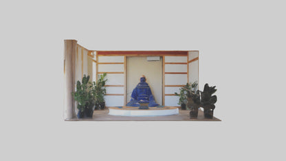 3D model Meditation Studio VR / AR / low-poly