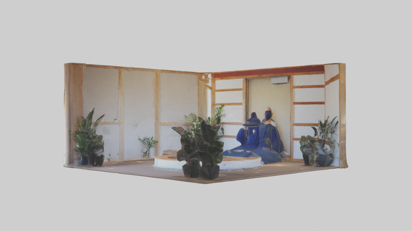 3D model Meditation Studio VR / AR / low-poly