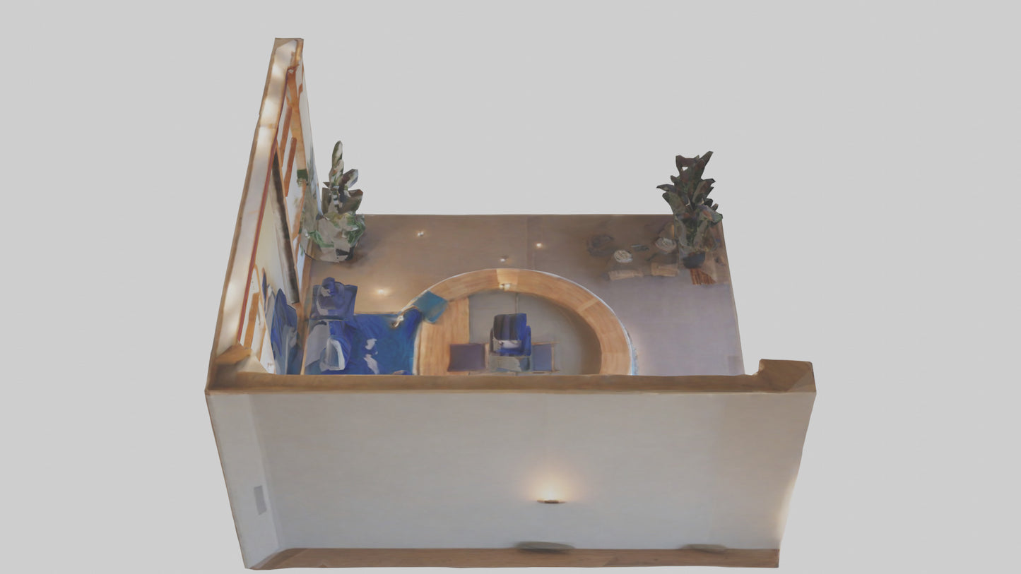 3D model Meditation Studio VR / AR / low-poly