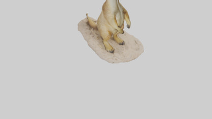 3D model Meerkat standing model VR / AR / low-poly