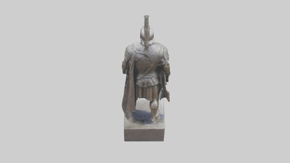 3D model Memorial to the Warriors statue model VR / AR / low-poly