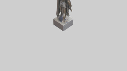 3D model Memorial to the Warriors statue model VR / AR / low-poly