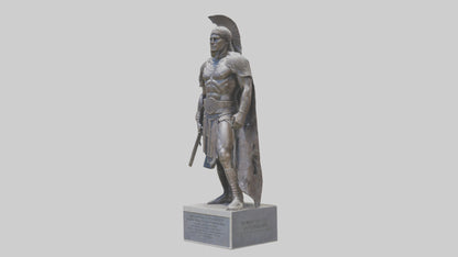 3D model Memorial to the Warriors statue model VR / AR / low-poly